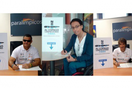 Deportistas paral�mpicos firman contra el copago