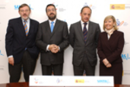 Jaime Lissavetzky, Miguel Carballeda, Pablo Juantegui y Amparo Valcarce
