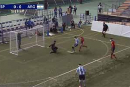 Jugada del gol de Argentina