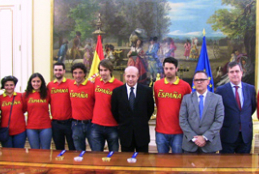 Recepci�n con el ministro Wert.