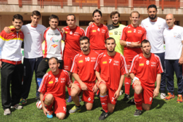 El equipo espa�ol de f�tbol-5 para ciegos