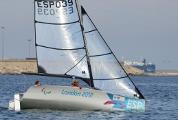 Embarcaci�n Eskud en el Europeo de Valencia