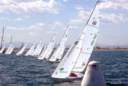 Momento de la regata