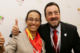 Teresa Perales y Miguel Carballeda