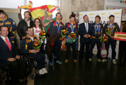 Recepci�n en el aeropuerto