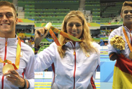 Los tres campeones