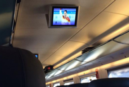 Pantalla de un tren
