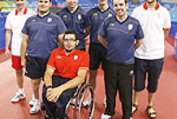 El equipo espa&#241;ol de tenis de mesa