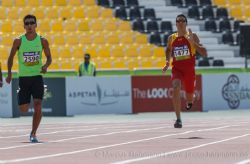 Joan Munar, 400m T12 Mundial Atletismo Doha 2015Joan Munar, 400m T12 Mundial Atletismo Doha 2015