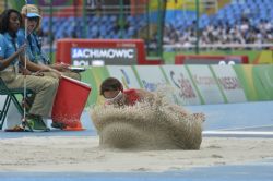 Xavier Porras, salto de longitud T11 de los Juegos Paralmpicos de Rio 2016