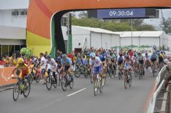 Ciclismo en ruta con la participacin de Juanjo Mndez, Maurice Far Eckhard, Eduardo Santas y Amador Granados. JJPP Ro 2016