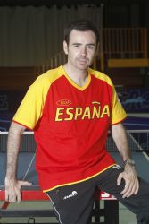 Alvaro Valera, miembro de la Seleccin Espaola de Tenis de Mesa.