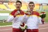 Gerard Descarrega y Marcos Blanquio Plata 400m T11 Mundial Doha2015